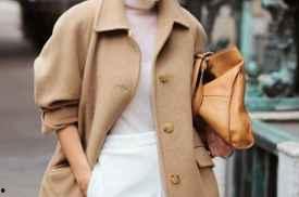 驼色打底衫搭配图片,简约而不失格调的时尚搭配指南